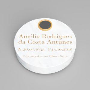 Urna APELLA - Mármore Branco Vigária, polido